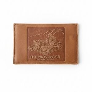 The Broadmoor Golf Club Colorado Springs Lambskin Card Holder